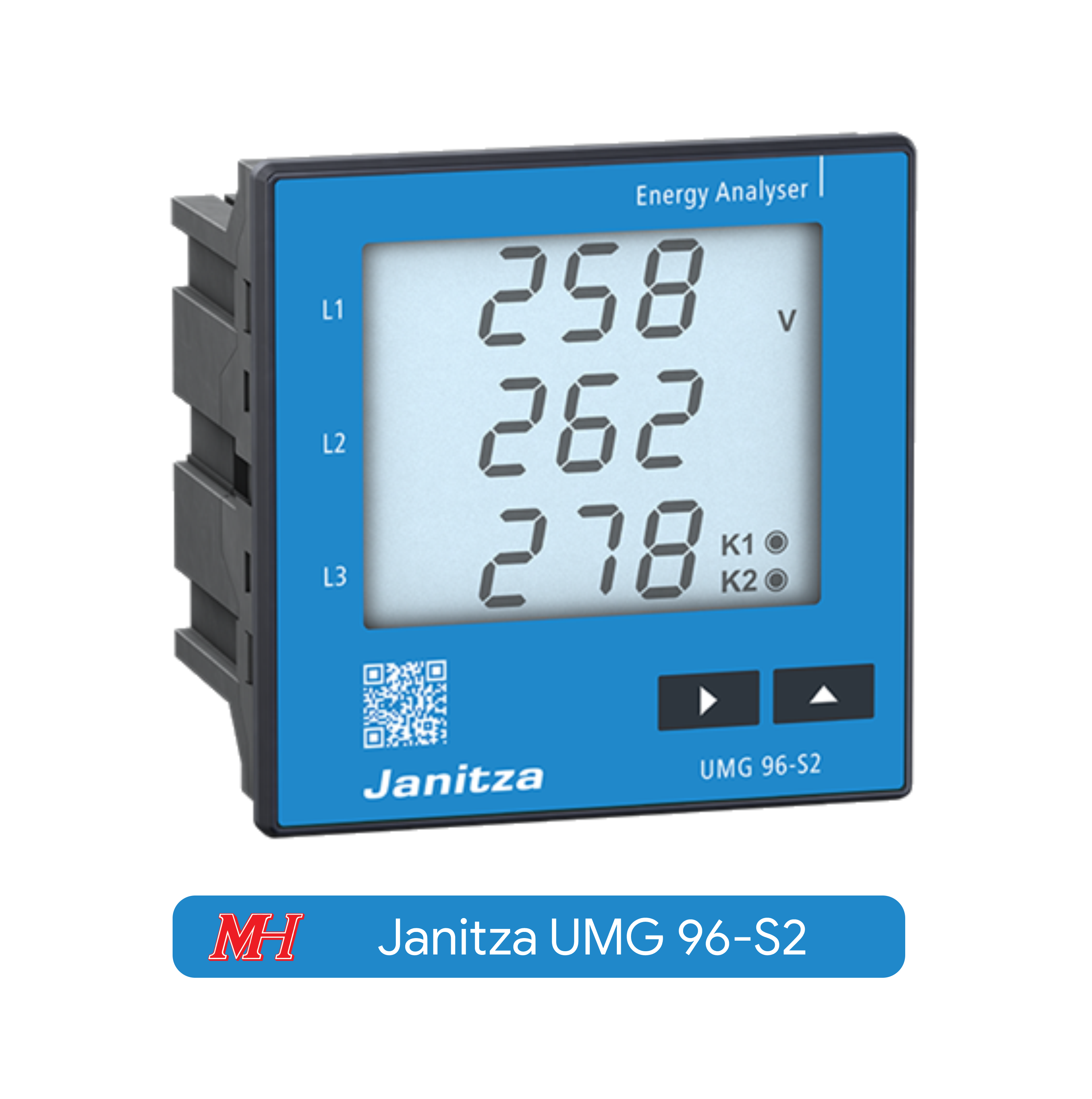 Đồng hồ đo lường đa năng độ chính xác cao Janitza UMG 96-S2