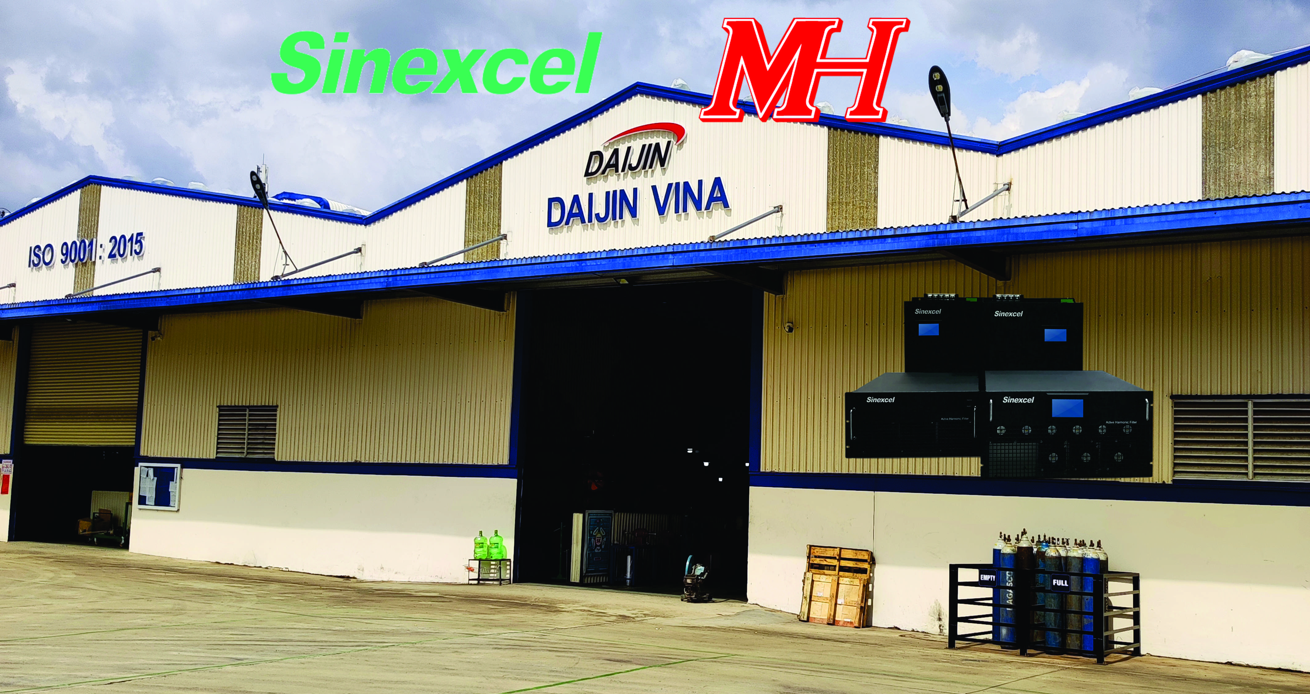 Dự án: Nhà máy Daijin Vina  - Lắp đặt hệ thống lọc sóng hài chủ động Sinexcel AHF