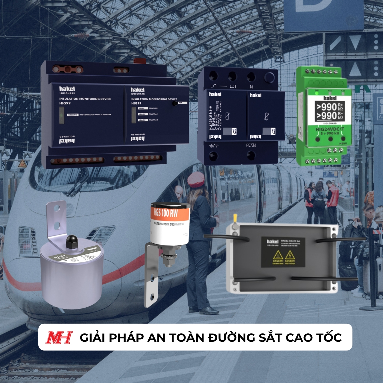 GIẢI PHÁP BẢO VỆ CỦA HAKEL CHO HỆ THỐNG ĐƯỜNG SẮT CAO TỐC