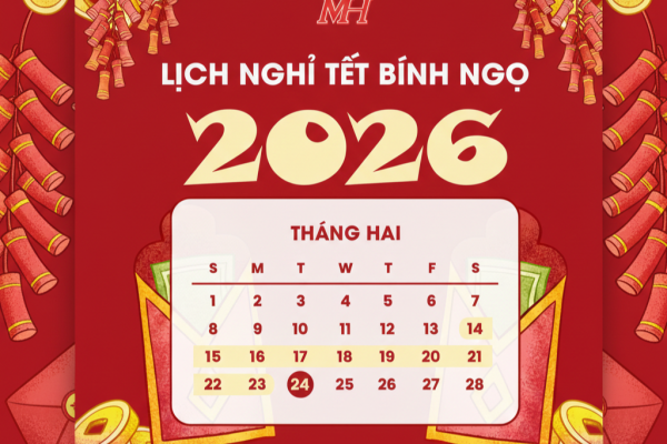 LỊCH NGHỈ TẾT BÍNH NGỌ 2026
